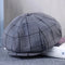Casquette Gavroche Grise Elegance Classique en Coton et Lin
