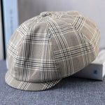 Casquette Gavroche Irlandaise Beige Tradition Chic - Vignette | univers-beret