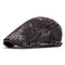 Casquette Plate Jean Effet Usé Camden Vintage Noire et rose