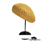 Béret au Crochet Jaune - Vignette | univers-beret