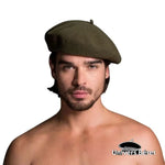 Béret Basque Homme Kaki - Vignette | univers-beret