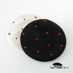 Béret Chic Blanc Femme - Vignette | univers-beret