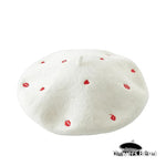 Béret Chic Blanc Femme - Vignette | univers-beret