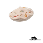 Béret Chic Femme Beige Laine - Vignette | univers-beret