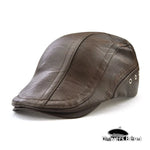 Casquette Bec de Canard Cuir - Vignette | univers-beret