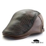 Casquette Béret Cuir Rétro - Vignette | univers-beret