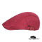 Casquette beret homme rouge brodée
