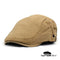 Casquette Béret Marron en Coton