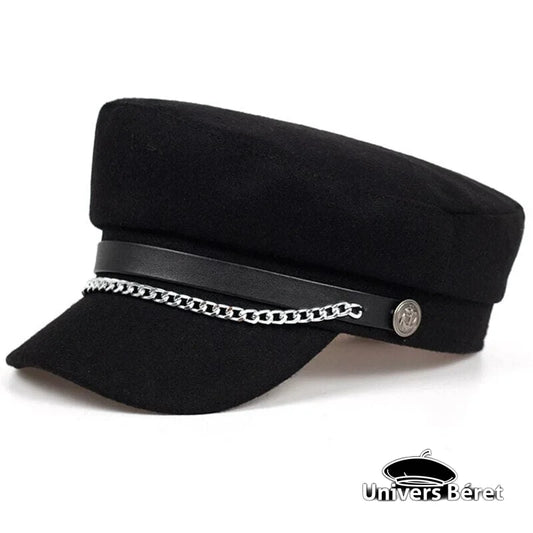 Casquette de Marin pour Femme Noir