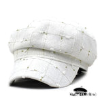 Casquette Gavroche Blanche Femme - Vignette | univers-beret