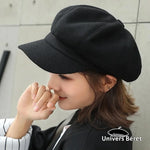 Casquette Gavroche Femme Noire - Vignette | univers-beret