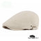 casquette plate beige ajustable maille