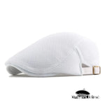 Casquette Plate Blanche - Vignette | univers-beret