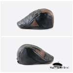 Casquette Plate Cuir - Vignette | univers-beret