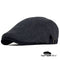 Casquette Plate Homme Noire