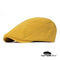 Casquette Plate Jaune