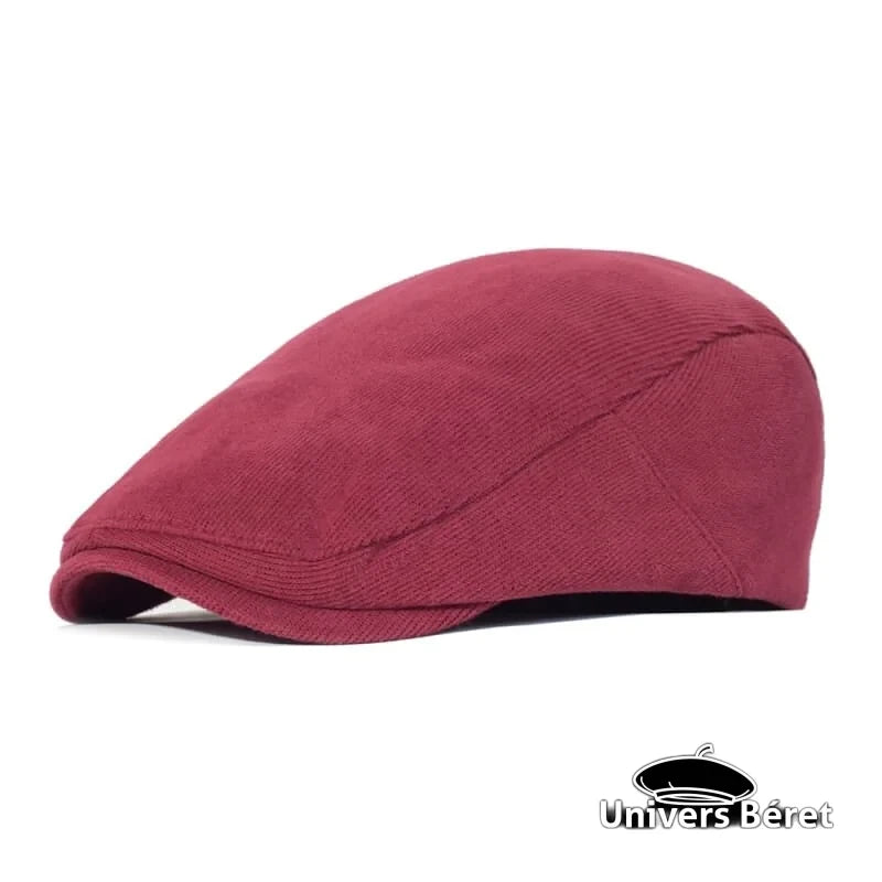 Béret casquette violet en maille homme - Mon Beau Béret