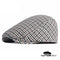 Casquette Plate Tweed pied de poule Homme