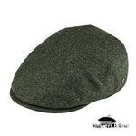Casquette Plate Tweed Verte - Vignette | univers-beret