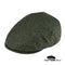 Casquette Plate Tweed Verte
