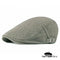 Casquette Plate Verte