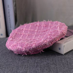 Béret Bohème en Laine Femme Rose Hiver - Vignette | univers-beret