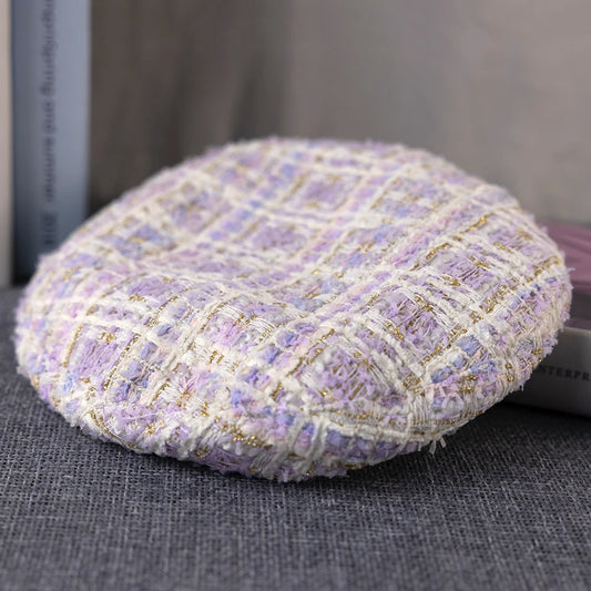 Beret En Laine Violet Style Urbain pour Femme