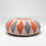 Béret Harmonie Géométrique en Laine Femme - Vignette | univers-beret
