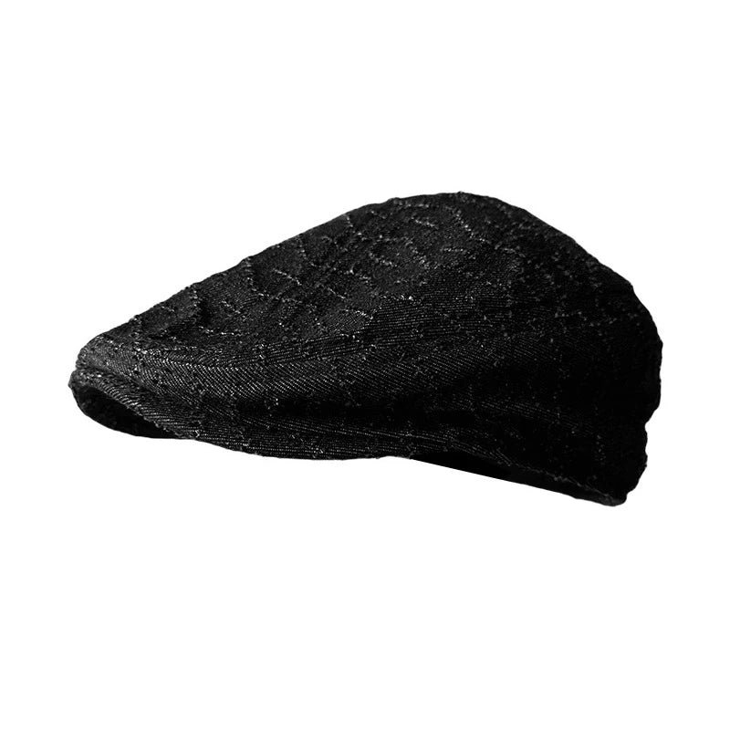 Casquette Noire eclipse Texturee
