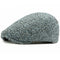 Casquette Plate Homme Chiné Bleu Ardoise – Coupe Irlandaise Toutes Saisons