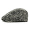 Casquette Plate Homme Cuir Noir Vieilli – Similicuir Effet Craquelé Vintage
