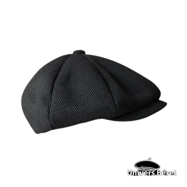 Béret Casquette Gavroche Noir En Feutre – Taille Unique, Style Tradition Chic – Neuf Avec Étiquettes