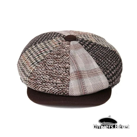 Casquette Irlandaise Patchwork Vintage