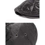 Casquette Plate Homme Hiver Noire - Vignette | univers-beret